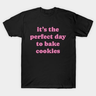 Perfect day to bake cookies! T-Shirt